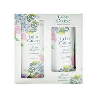 Lulu Grace Floral Bouquet Gift Set 50ml EDT Spray & Talc Free Body Powder 50gm