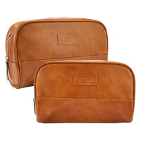 Crewman Mens Toiletry Bag Tan 25.5 X 10 X 15.5 Cm