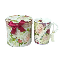 Mug Romantic Rose Design Gift