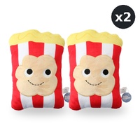 Little Smiles Cushion Plush Popcorn Shape Pack of 2
