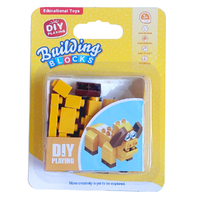 DIY Dog Building Blocks Set Educational Construction Toy for Kids 3+