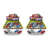 Go Kart Racing Toy Cars with Drivers Speed Festival Counter Display of 12 Bundle of 2