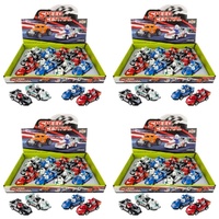 Go Kart Racing Toy Cars with Drivers Speed Festival Counter Display of 12 Bundle of 4