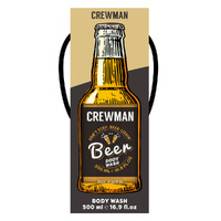 Crewman Beer Body Wash 500ml Men's Shower & Bath Gift Box Gel Wash