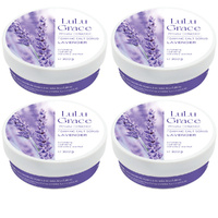 Lulu Grace Lavender Foaming Salt Body Scrub 300g Pack of 4