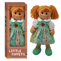 Little Poppets Rag Doll Berry 30cm