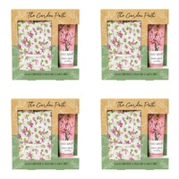 Lulu Grace The Garden Path Gardener's Hand Care Gift Set Gardening Gloves & Hand Cream 130mL Bundle of 4