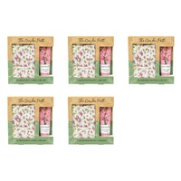 Lulu Grace The Garden Path Gardener's Hand Care Gift Set Gardening Gloves & Hand Cream 130mL Bundle of 5