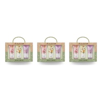 Lulu Grace The Garden Path Hand Care Gift Set 3pc Hand Cream, Hand Scrub & Barrier Balm 60mL Bundle of 3