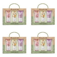 Lulu Grace The Garden Path Hand Care Gift Set 3pc Hand Cream, Hand Scrub & Barrier Balm 60mL Bundle of 4