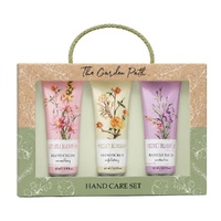 Lulu Grace The Garden Path Hand Care Gift Set 3pc Hand Cream, Hand Scrub & Barrier Balm 60mL