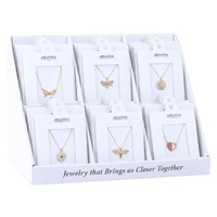 Natures Sparkle Assorted Pendant Necklace Display of 36