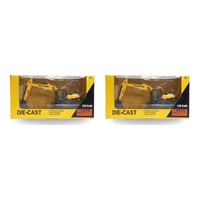 Die-Cast Excavator 1:50 Scale Construction Vehicle Toy Pack of 2