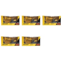 Die-Cast Excavator 1:50 Scale Construction Vehicle Toy Pack of 5