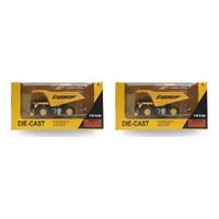 Die-Cast Mining Truck 1:50 Scale Construction Vehicle Toy Pack of 2