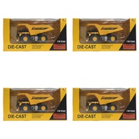 Die-Cast Mining Truck 1:50 Scale Construction Vehicle Toy Pack of 4