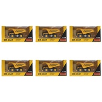 Die-Cast Mining Truck 1:50 Scale Construction Vehicle Toy Pack of 6