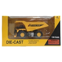 Die-Cast Mining Truck 1:50 Scale Construction Vehicle Toy