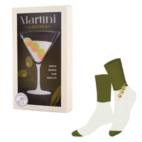 Martini Socks Novelty Cocktail Design
