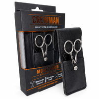 Crewman Moustache Trimming Kit Scissors Comb and Storage Pouch