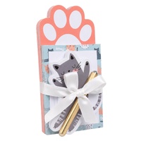 Cat Notepad Set of 3 with Pen