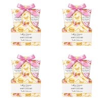 Lulu Grace Vanilla Buttercream Shower Gel 130mL & Body Lotion 130mL Body Care Set Bundle of 4