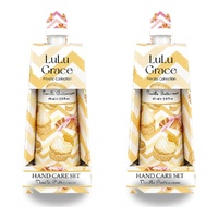 Lulu Grace Vanilla Buttercream Hand Cream 60mL & Nail File Hand Care Set Bundle of 2