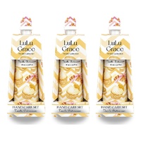 Lulu Grace Vanilla Buttercream Hand Cream 60mL & Nail File Hand Care Set Bundle of 3