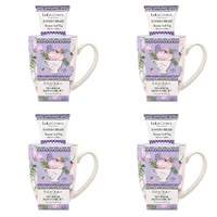 Lulu Grace Lavender Earl Grey Tea-Break Hand Care Set Mug & Hand Cream 100mL Bundle of 4