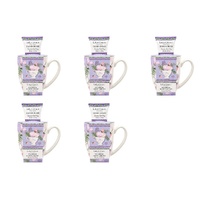 Lulu Grace Lavender Earl Grey Tea-Break Hand Care Set Mug & Hand Cream 100mL Bundle of 5