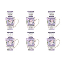 Lulu Grace Lavender Earl Grey Tea-Break Hand Care Set Mug & Hand Cream 100mL Bundle of 6