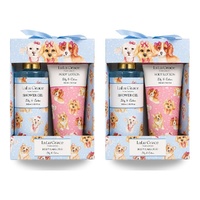 Lulu Grace Lily & Cotton Shower Gel 250mL & Body Lotion 150mL Body Care Duo Bundle of 2