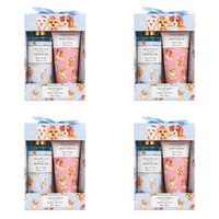 Lulu Grace Lily & Cotton Shower Gel 250mL & Body Lotion 150mL Body Care Duo Bundle of 4