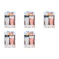 Lulu Grace Lily & Cotton Shower Gel 250mL & Body Lotion 150mL Body Care Duo Bundle of 5