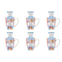 Lulu Grace Lily & Cotton Tea-Break Hand Care Set Mug & Hand Cream 100mL Bundle of 6