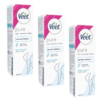 Veet Hair Removal Cream Sensitive Skin 100mL Pack of 3