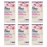Nair Sensitive Mini Wax Strips Face & Sensitive Areas 20 Pack Bundle of 6