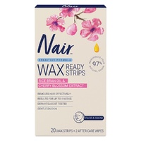 Nair Sensitive Mini Wax Strips Face & Sensitive Areas 20 Pack