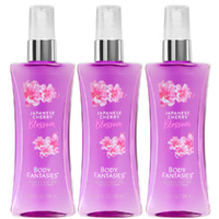 Body Fantasies Japanese Cherry Blossom Body Spray 94ml Pack of 3