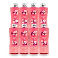 Body Fantasies Jasmine And Lily Body Spray 94ml Floral Fragrance Pack of 8