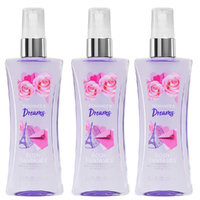 Body Fantasies Romance & Dreams Body Spray 94ml Pack of 3