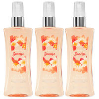 Body Fantasies Sweet Sunrise Body Spray 94ml 3 Pack