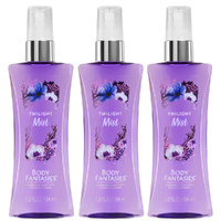 Body Fantasies Twilight Mist Body Spray 94ml 3 Pack