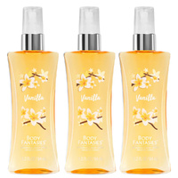 Body Fantasies Vanilla Fragrance Body Spray 94ml Pack of 3