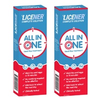 Licener All In One Head Lice Treatment 100mL Pack of 2