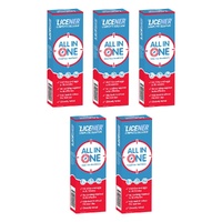 Licener All In One Head Lice Treatment 100mL Pack of 5