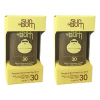 Sun Bum Premium Sunscreen Face Stick SPF 30 13g Pack of 2
