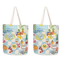 LA LA LAND Shopping Tote Coaster Breeze Pack of 2