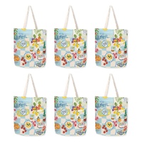 LA LA LAND Shopping Tote Coaster Breeze Pack of 6