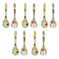 LA LA LAND Salad Servers Coastal Breeze 2 Piece Set Pack of 5